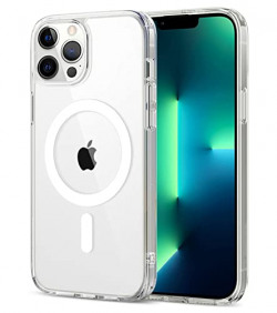 AmazonBasics Back Case Cover for iPhone 13 Pro Max | Compatible for iPhone 13 Pro Max Back Case Cover | Scratch-Resistant Back Case Cover | Clear