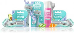 LetsShave Evior 6 Body Hair Removal Razor for Women(3 Items in the set)