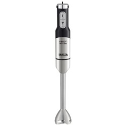 INALSA Hand Blender 1200W with Heavy Duty 100% Copper Motor|Variable 20 Speed And Turbo Function|Low Noise|ANTI-SPLASH TECHNOLOGY|2 Yr Warranty|For Smoothie,Puree & Baby Food (Robot Inox 1200 S)