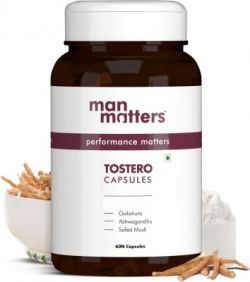 Man Matters Testosterone Booster For Men | For Strength, Stamina & Muscle Growth(120 mg)