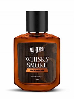 Beardo BOURBON Whisky Smoke Perfume for men, 50ml | Oriental, Woody, Leathery | Long Lasting Mens Perfume | Best Date Night Fragrance Body Spray for Men | Christmas gift for men | Gift For Friends | Gift for Men