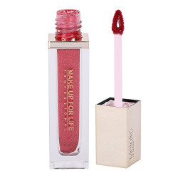 Make Up for Life Metallic Liquid Lipstick-04, Red, 4.5ml