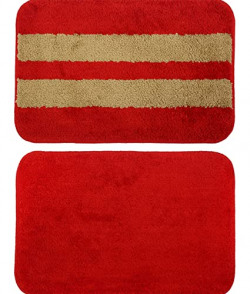 HOMETALES - Anti Skid Durable Door Mat (60 X 40 cm),Red