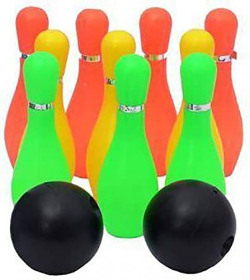 Arihant TRADERS Toys Plastic Ekta Bowling Play Set Party & Fun Games Board Game (Multicolour)