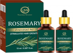 Nuerma Science Rosemary Essential Oil (Pure & Natural) For Hair Growth, Anti Hair Fall (Pack of 2) Hair Oil(15 ml)