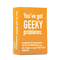 Jack Dire Studios You've GOT Geeky Problems Card Game | Geek, Nerd Reference Expansion to You've GOT Problems | Adds All Kinds of Geeky Perks & Problems