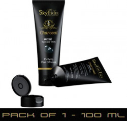 Skyindia ACTIVATED CHARCOAL UNISEX PEEL OFF MASK (1-100)(100 ml)