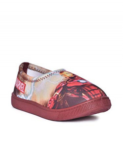 Marvel Boys Avengers by Toothless Kids Boys Maroon Lycra Shoe Walking Shoes