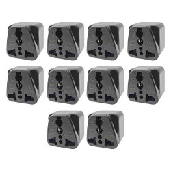 MX 13 A Universal Conversion Plug 3 Pin for UK, Hong Kong and Singapore Pack of 10