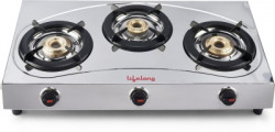 Lifelong LLGS399 ISI Certified with 1 Year Warranty Stainless Steel Manual Gas Stove(3 Burners)