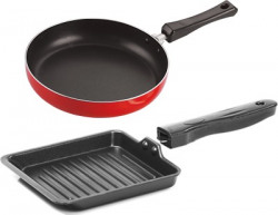 NIRLON Fry Pan 13.5 cm, 14 cm diameter 0.3 L capacity(Aluminium, Non-stick)