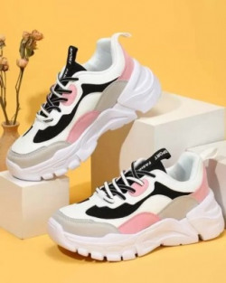 Layasa Stylish Casual Sports Shoe Sneakers Sneakers For Women(White)
