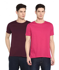 Ap'pulse Men's Short Sleeve Round Neck Tshirt(Pack of 2)