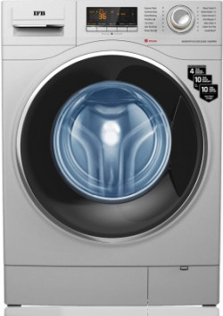IFB 8 kg with Steam Wash, Aqua Energie, Anti-Allergen 4 years Comprehensive Warranty Fully Automatic Front Load Washing Machine with In-built Heater Silver(SENATOR PLUS SXS 8014)
