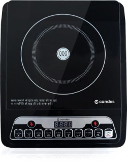 Candes Rage 1800W Induction Cooktop(Black, Push Button)
