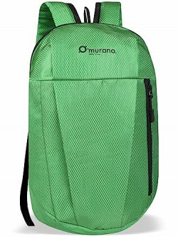 Murano Louis 10ltr Small Casual day backpack/Office Bag | Travel Bag | School Bag | College Bag | Versatile bag For Men & Women |For Girl & Boy (Green)