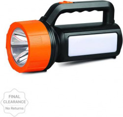 PHILIPS Blaze Neo Multi-Functional Rechargeable LED Torch with Emergency Light - Cool Day Light, Black, Standard 5 hrs Torch Emergency Light(White)