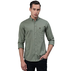 Red Tape Casual Cotton Shirt for Men | Woven Shirt for Men| Comfortable Shirt for Men_RFS3366-S Olive