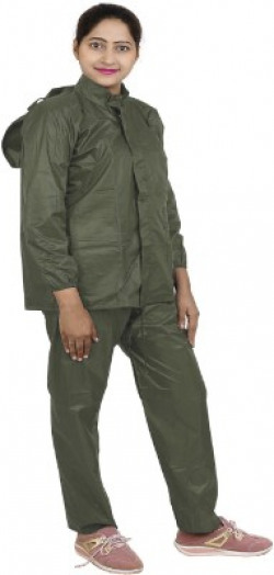 THE VARDROBE Solid Women Raincoat