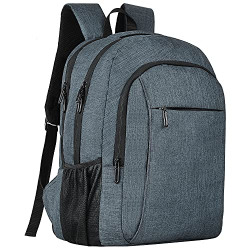 FATMUG Travel Laptop, Casual Daily Bagpack for Office, Business, Travelling for Men, Women, Boys and Girls - Dark Grey
