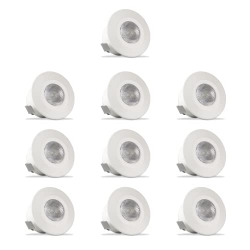 Surya 2W LED Prime SPOT Light, Ceiling SPOT Light (Blue) (Pack of 10)