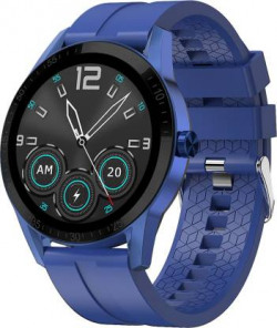 Fire-Boltt Talk 1.28" Bluetooth Calling Smart Watch with 3D Display & 360 Health Tracking Smartwatch(Blue Strap, L)