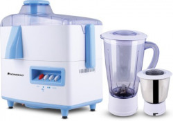 WONDERCHEF Cortina 500 Juicer Mixer Grinder (2 Jars, Blue)