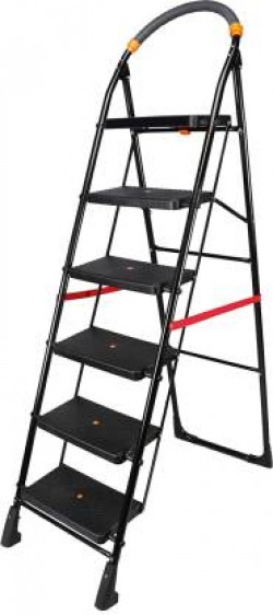 Flipkart SmartBuy 6 Step Kitchen Steel Ladder(With Platform)