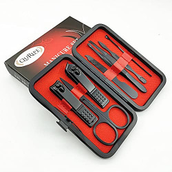 Nail Clipper Set Men Travel Luxury Manicure 8 In 1 Stainless Steel Nail Care Kit Professional Travel Grooming Kit Gift For Women Men Friends Parents Manicure(8 pcs)
