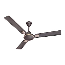 Standard Keya 1200mm High Speed Decorative Ceiling Fan|Energy Efficient BEE Star Rated|Anti Rust| 2 Year Warranty| Wider Air Delivery (Somke Brown Quartz, Pack of 1)