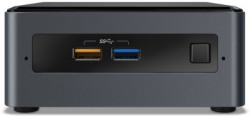 Intel BOXNUC7CJYSAMN - Windows 11, Intel, Celeron 4505, 4 GB DDR4, 64 GB eMMC Mini PC(Black, Grey)
