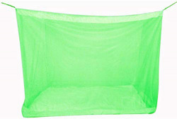 Divayanshi Green Mosquito Net for Single Bed/Double Bed, 6.5x6.5 Insect Protection Net