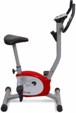Powermax Fitness BU-200 Upright Stationary Exercise Bike(Red)