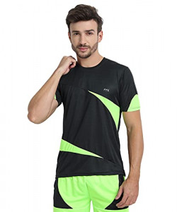 FTX Men's Dri-Fit Round Neck T-Shirt - Charcoal Black (710_10)