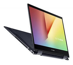 ASUS VivoBook Flip 14 Thin and Light 2-in-1 Laptop, 14 FHD Touch Display, AMD Ryzen 5 5500U, 8GB RAM, 512GB SSD, Stylus, Fingerprint Reader, Windows 10 Home, Bespoke Black, TM420UA-DS52T