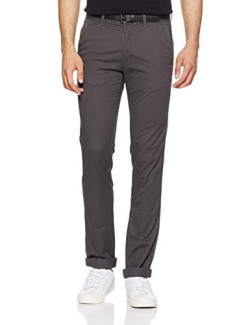 Van Heusen Men's Slim Fit Formal Trousers (VDTF318D009033_Grey_30)