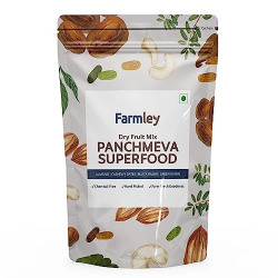 Farmley Dry Fruit Mix | Panchmeva Combo of Almond, Cashew, Dates, Black Raisin, Green Raisin (Farmley Dry Fruits Mix Panchmeva 1 Kg)