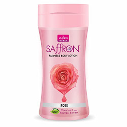 VI-JOHN Rose Saffron Fairness Body Lotion For Men & Women | Chemical Free Skin -Ageing Non greasy Body Lotion, Enriched with Vitamin E, moisturizes skin upto 48 hour For Men and Women- 250ml