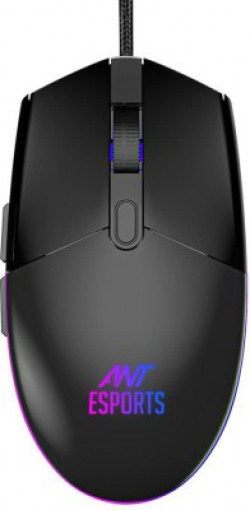 Ant Esports GM 60 Wired Optical  Gaming Mouse(USB 3.0, Black)