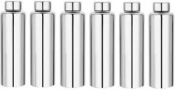 HAPPY CART STAINLESS STEEL WATER BOTTLE PACK OF 6 1000 ml Bottle(Pack of 6, Steel/Chrome, Steel)