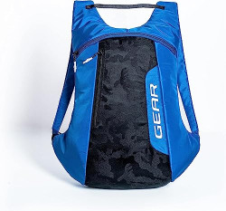 Gear Fastpac 11L Casual 2 Compartment Backpack/Daypack/Hiking Daypack/Bag for Men/Women (RoyalBlue-BlackCamo)