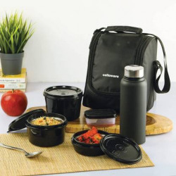 cello Max Fresh All In One 3 Containers Lunch Box(550 ml, Thermoware)
