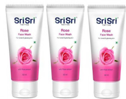 Sri Sri Tattva Ayurveda Rose  (60ml_Pack Of_3) Face Wash(180 ml)