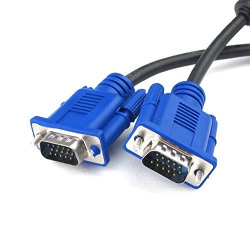 MeshTech 15 Pin Male to Male Vga Cable 1.5 M,Black