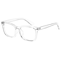 CHEERS DEVICES Power Reading Glasses | Zero Power Computer Readers Blue Light Blocking Eye Glasses Men Women | Anti Glare UV Blu Ray light Filter Cut Reflection Protection Lens TR90 Frames