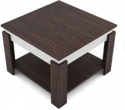 Allie Wood Alex Engineered Wood Coffee Table(Finish Color - Walnut Colour, Pre-assembled)
