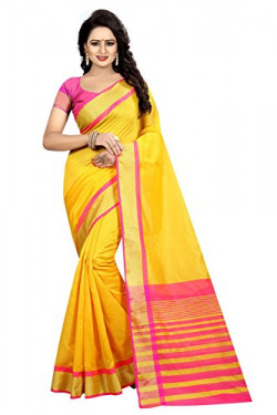 Women's Cotton Silk with Blouse Piece at Rs 199