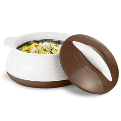 MILTON ADORE 1000 INSULATED CASSEROLE, 740 ML, WHITE | BPA FREE | FOOD