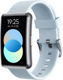 DIZO Watch S 1.57 Bright touch screen with rectangular display and 110+ sports modes(Blue Strap, Free Size)