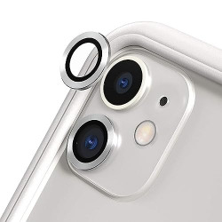 GadgetBite Camera Lens Protector for iPhone 12 Pro/12/11 Pro Max/11 Pro/11 Tempered Glass Camera Lens Protector Tempered Glass Lens Ring Cover Fit for iPhone 12Pro / 12/11Pro Max/ 11Pro/ 11 (Silver)
